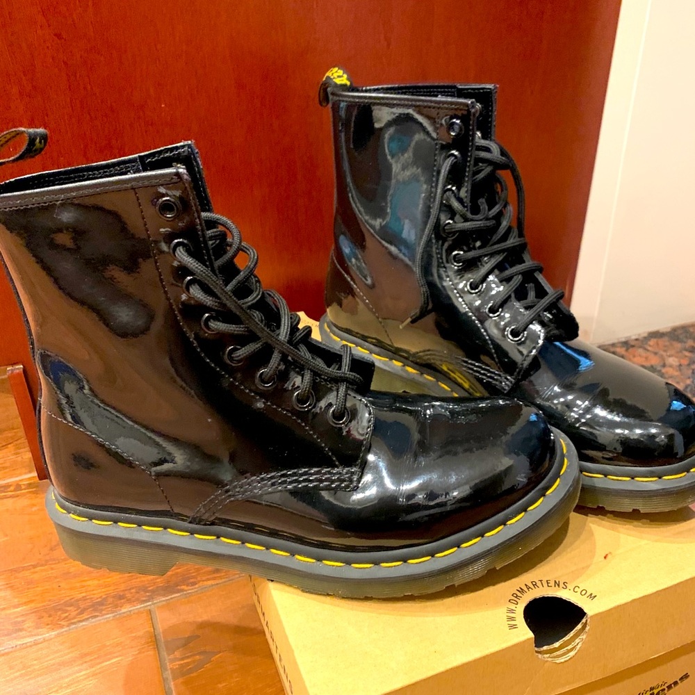 Black Patent leather Dr. Martens